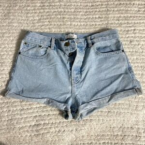 Forever 21 Light Blue Jean Shorts